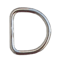 z100042<br />D-ring for abdominal strap<br />As a replacement or to attach small objects.<br />Not intended for a second dog leash;<br />you’ll need a swivel carabiner, otherwise the dog leashes will get tangled.<br />Material: stainless steel<br />1.00 €<br /><br />